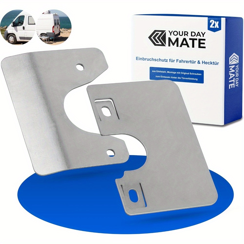 Front Door Side Rear Door Anti-theft Device 7192001, Anti-theft Rv, Modified Rear Door Lock, Anti-pry Locking Bar, Door And Rear Door Anti-theft Protector, Suitable For , Jumper/relay, For 2006