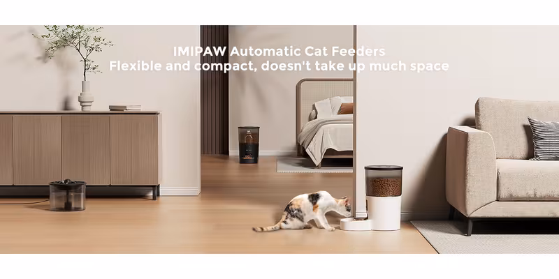 automatic cat feeder 3 pet food dispenser with wireless app to 20 m timed programmable portion control backup easy setup 10 meals day for cats and puppies no wifi required Product details 9