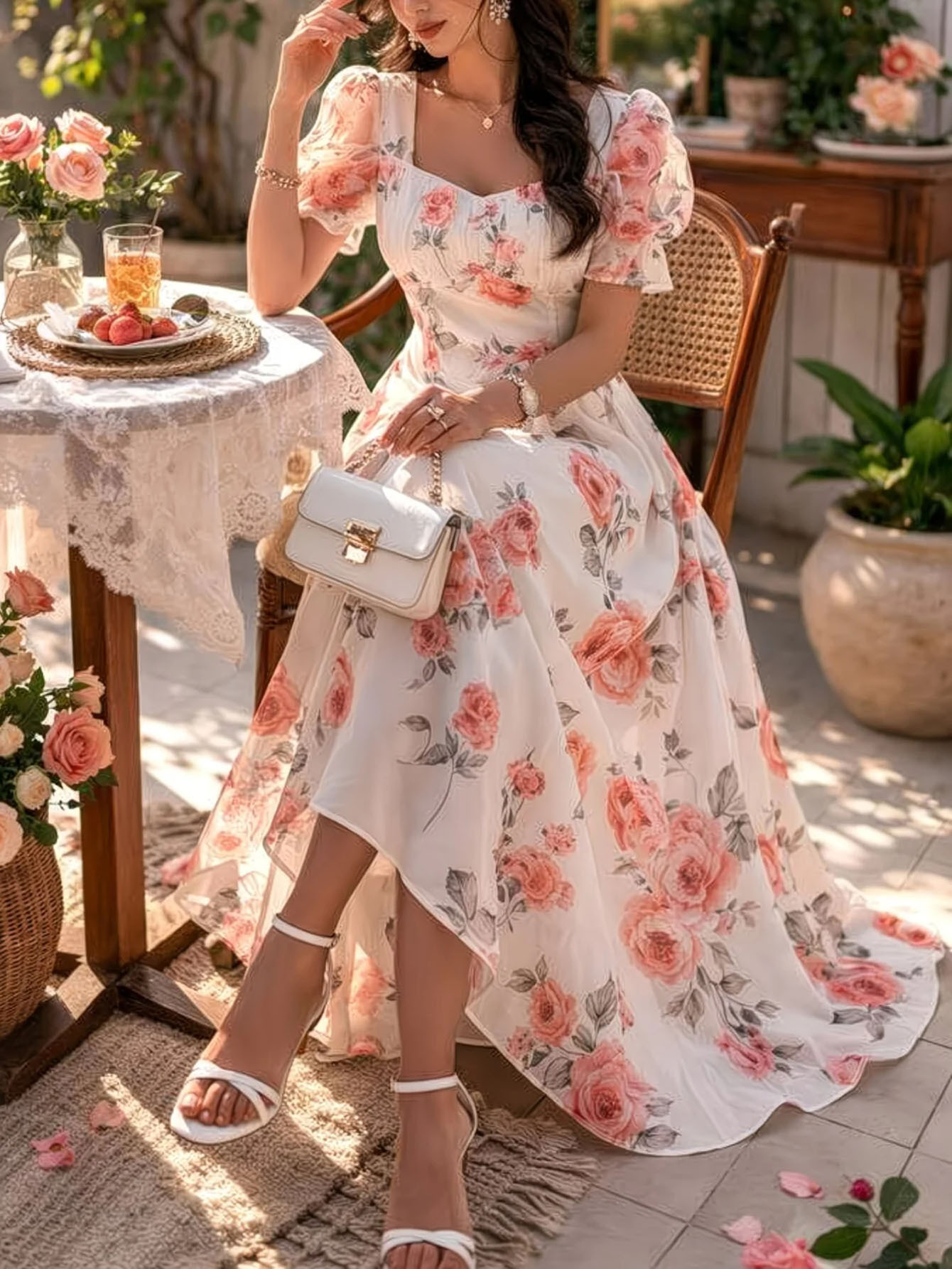 floral dresses for women sold on Temu United States