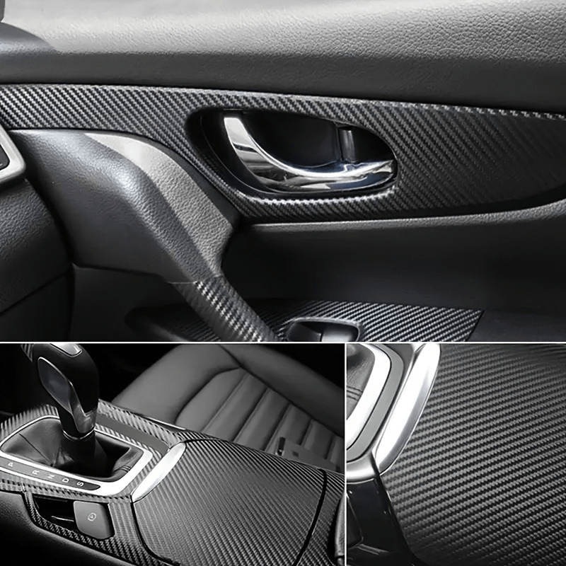 3d Carbon Fiber High-definition Texture Vinyl Film Car Decals Color-changing Additions Multi-functional Decorative Stickers