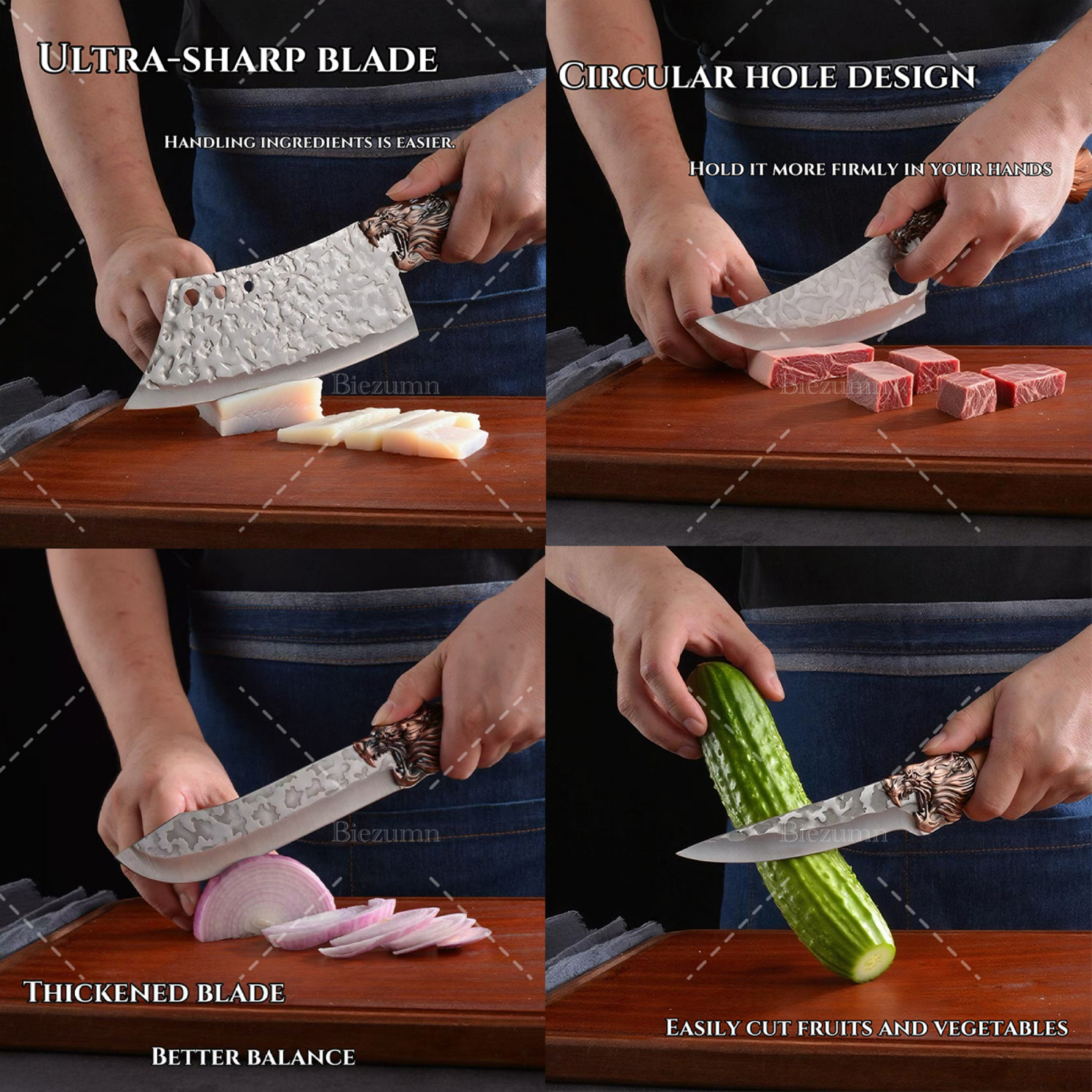 7pcs Kitchen Chef Knife Set; High Quality Chef's Knife; High Hardness Quality Steel Blade, Sharp and Durable; Essential Knives for Home Kitchen/dining; Meat Slicer Knife; Vegetable Knife; Fruit Knife; Butcher Knife; Chicken Deboning Scissors.
