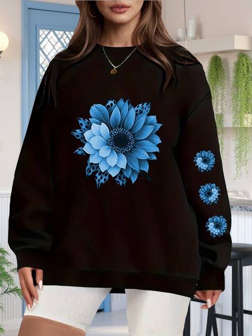 trendy pattern casual round neck pullover machine washable for streetwear loose top comfortable everyday wear womens y2k style burgundy sweater letter print long sleeve round neck pullover sweater cuffs and hem