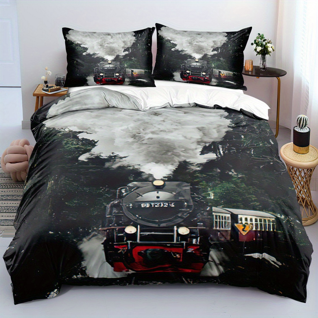 

2/3pcs Theme Duvet - Bedding , , , Washable, For Bedroom Or (includes 1 Duvet Cover + 1 Pillowcases, No )