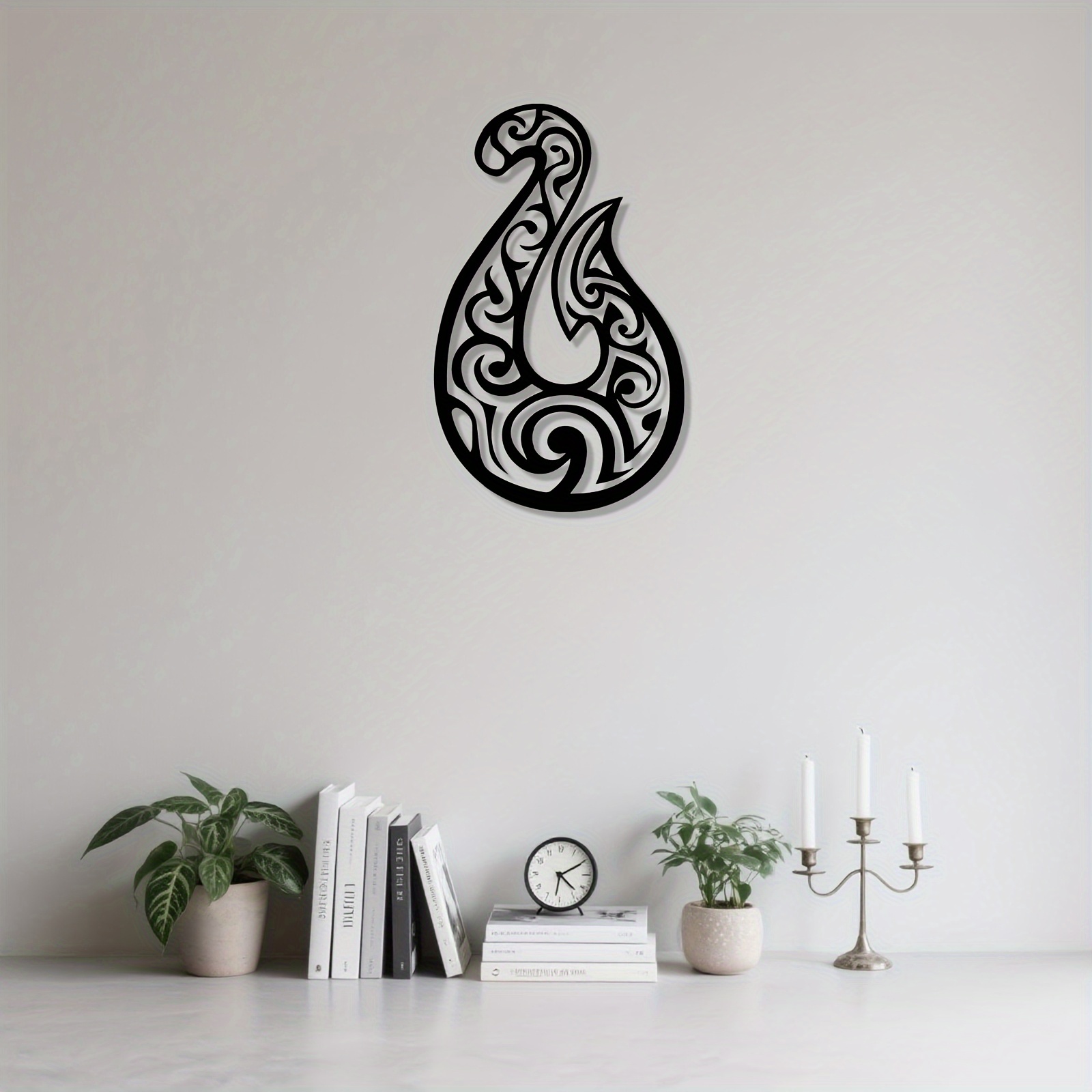 TEMU 2d Flat, 2d Flat Panel, 1pc Polynesian Wall Decor - Suitable For Bars, Living Rooms, Offices - Gift For Hawaiian Enthusiasts, Tropical Home