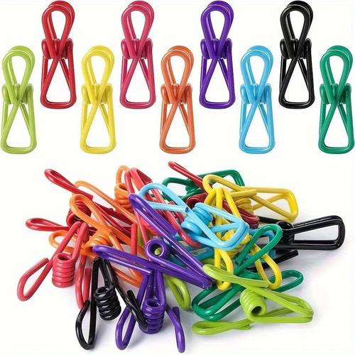 random multi colored portable sealing clips clothes pegs snack sealing clips kitchen supplies clothes pins