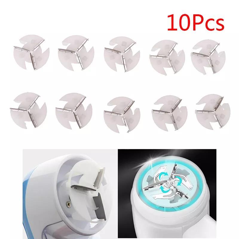 

10-pack Hair Ball Trimmer Heads, Bladeless Lint Remover Heads, Heads For Uncharged Machines, No Battery Required