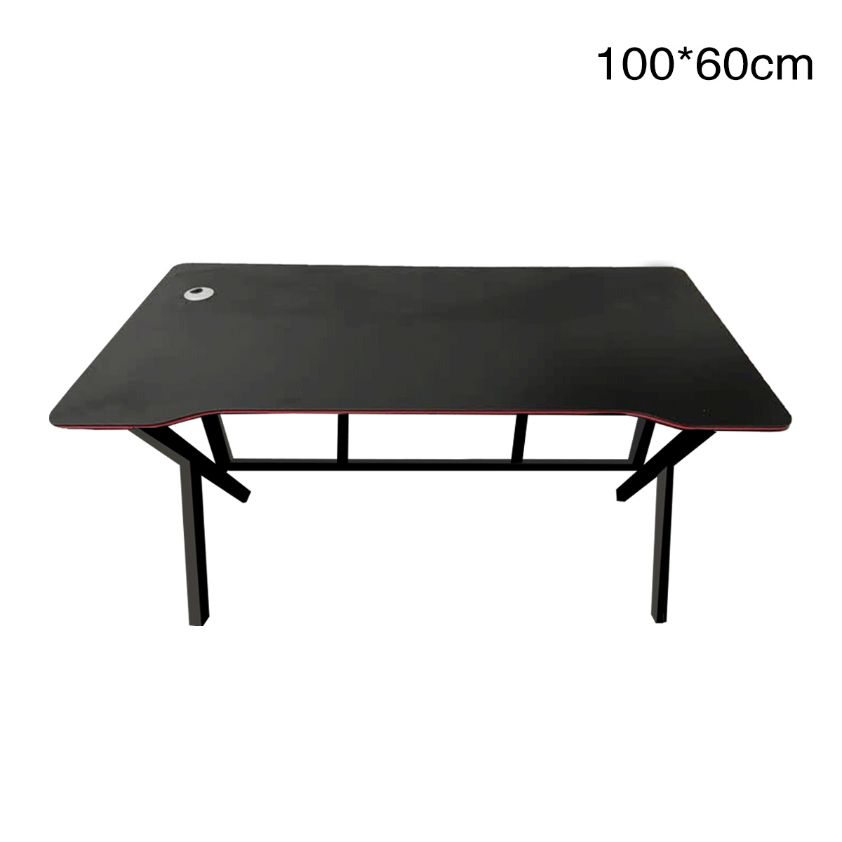 TEMU 100cm Gaming Table, Computer Gaming Workstation, Gaming Pc Table, Black