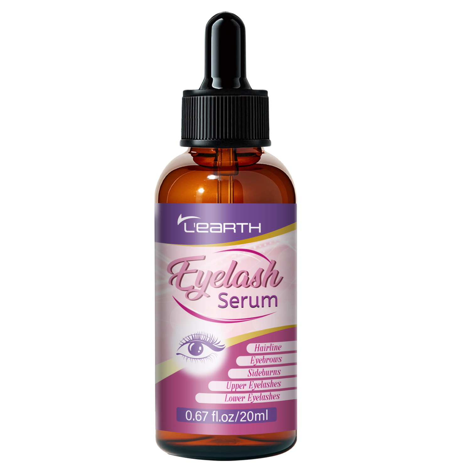 1 Month Results In Noticeable - Eyelash & Eyebrow Serum For Lashes & Brows - Formula With Dropper (0.67fl.oz/20ml) - Lower/upper Eyelashes, Hairline