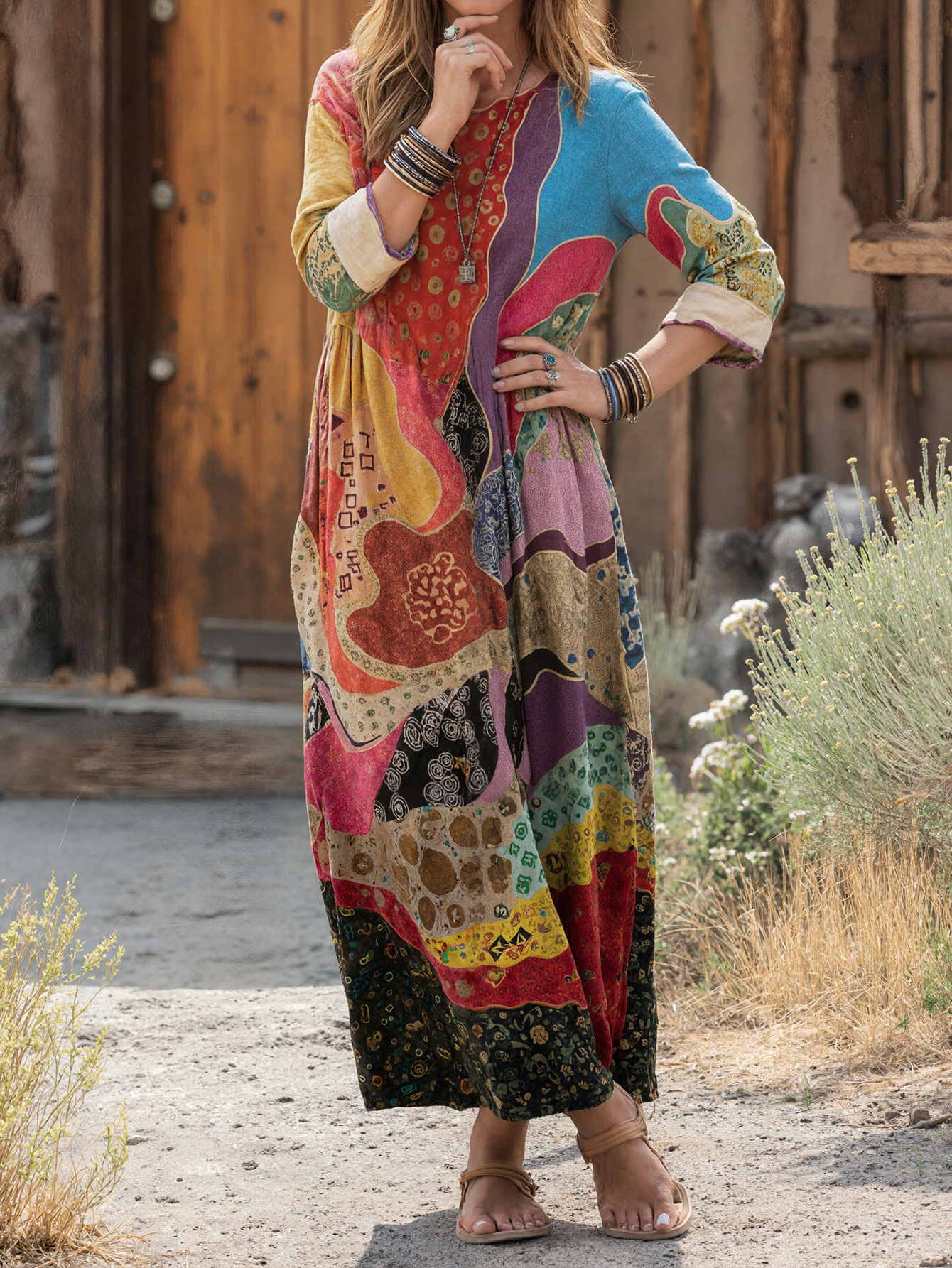 chinese dress ladies Maxi Dress - Boho Dress - Sundress - Lace Dress main image 0