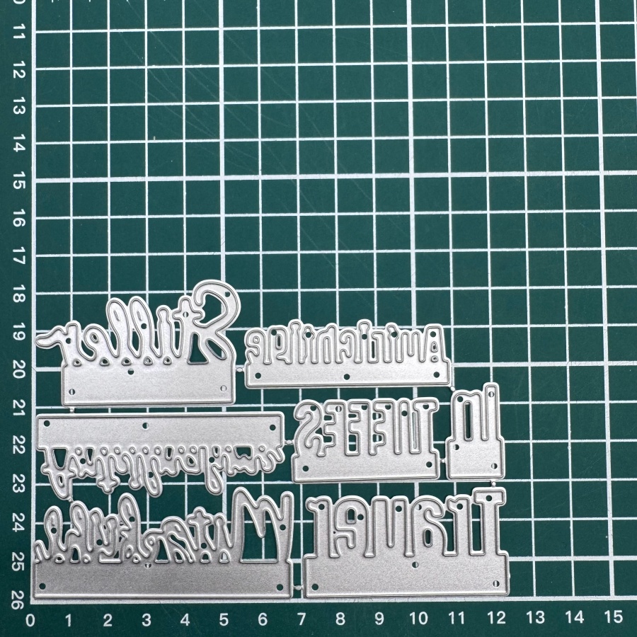 Image of In Quiet Grief, We Extend Our Condolences And Deepest Sympathies. Metal Cutting Dies For Scrapbooking, Card Creation, Stencils, And Photo Albums