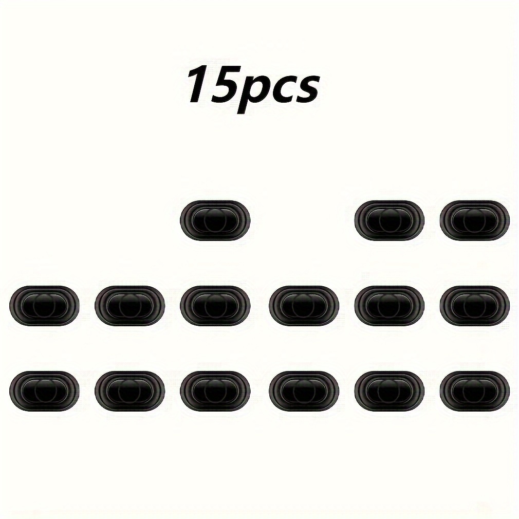 TEMU 15 Piezas de Almohadillas de Silicona para Parachoques de Puertas de Coche - Ideales para Absorción de Impactos, Reducción de Ruido, Topes de