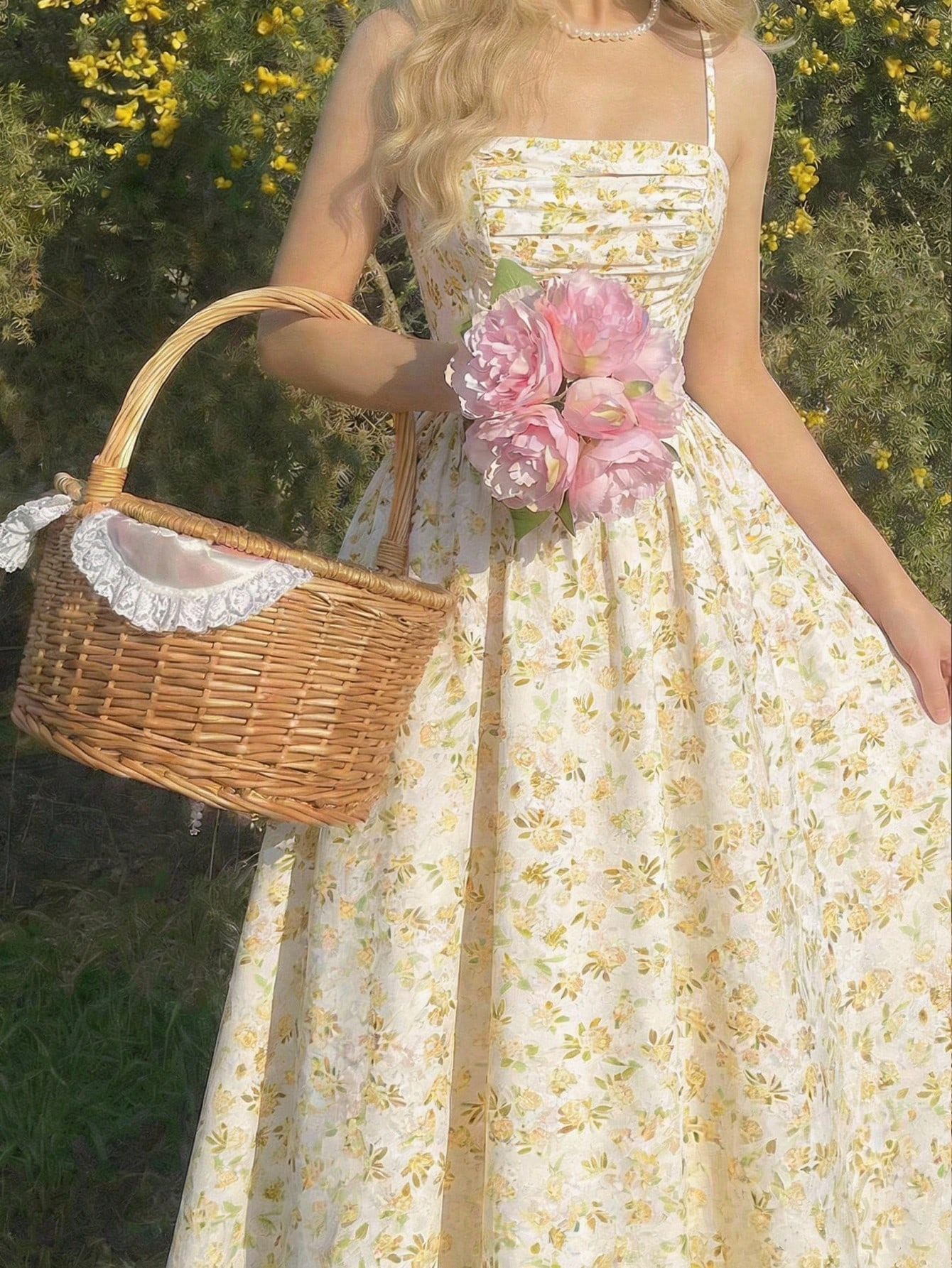 flared floral dress Buy Women's Fit and Flared Floral Dress Online in India main image 1