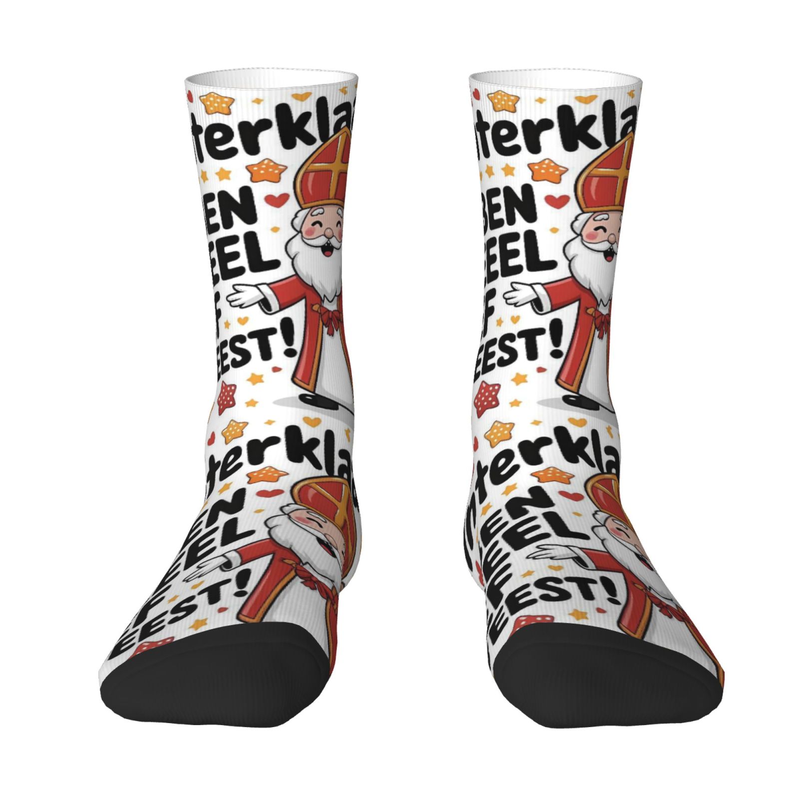 TEMU 1 paar originele cadeausokken voor heren/dames, kerstcadeausokken, geschikt voor alle seizoenen, ademende polyestermix, uniek thema-ontwerp,