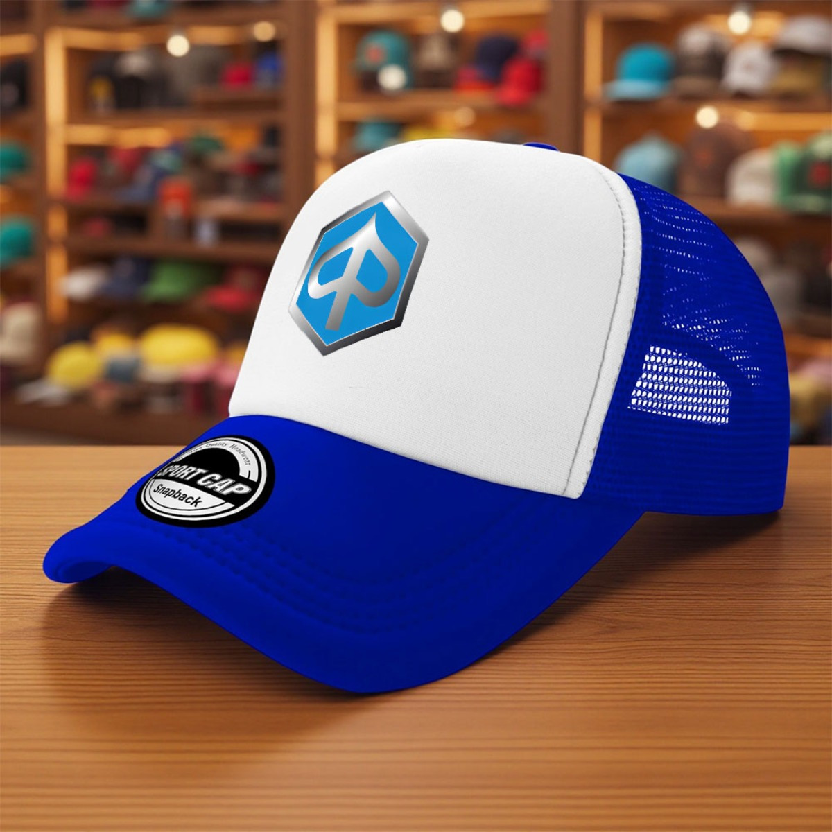 TEMU 1pc Cappellino da baseball con logo - Poliestere resistente, e lavabile in lavatrice, design unisex per uscite casual, golf, pesca e attivit� ,