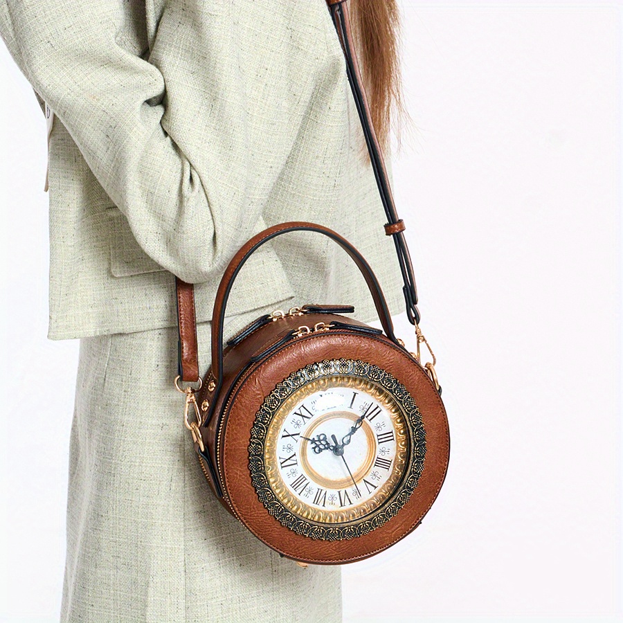 KINROCO Travail Horloge Sacs À Main Antique Steampunk Cross Body