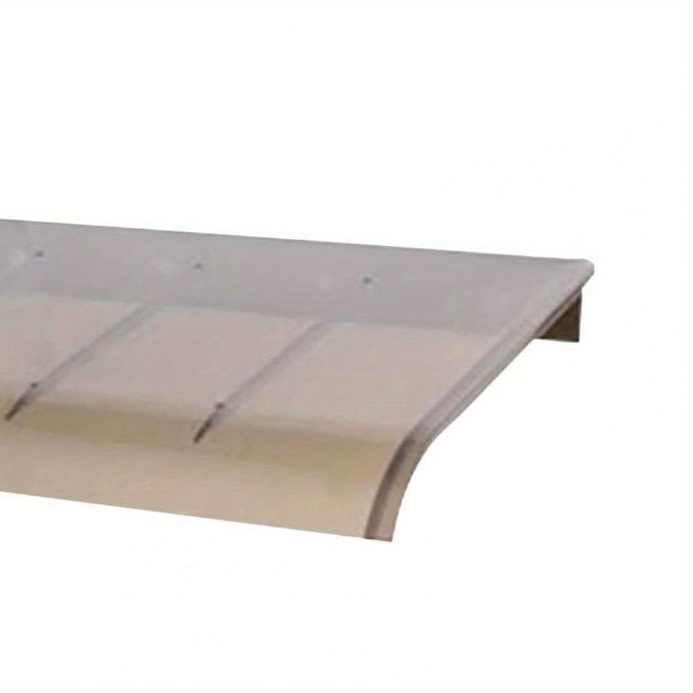 1x Durable Transparent Plastic Front Door Canopy- Transparent, Waterproof Roof Window Sunshade Cover, Outdoor Balcony and Entrance Invisible Snow and Rain Protection, Easy to Install