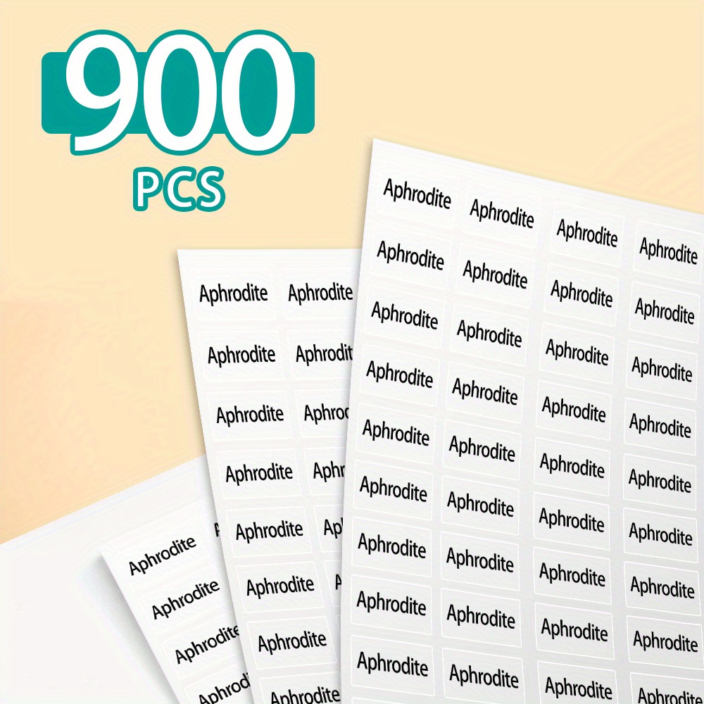 TEMU Etiqueta Adhesiva de Personalizada Color Sólido para Papelería, Libros, Botellas de Agua, Decoración de Oficina, Suministros Escolares,