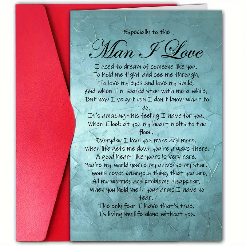 

Valentine's Day Greeting Card For Lover, Girlfriend, Boyfriend - Meaningful 12cm*18cm Card With Envelope, Expressing And Encouragement, Suitable For , Lovely