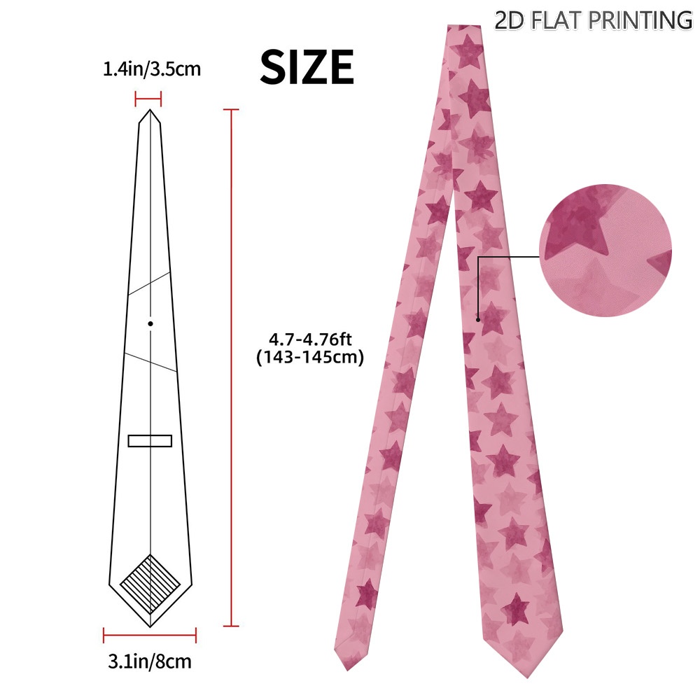 TEMU 2d Flat Printing 1pc Necktie, Christmas Pattern, Polyester Fiber, Elegant Style For Weddings, Business Events And Formal Occasions