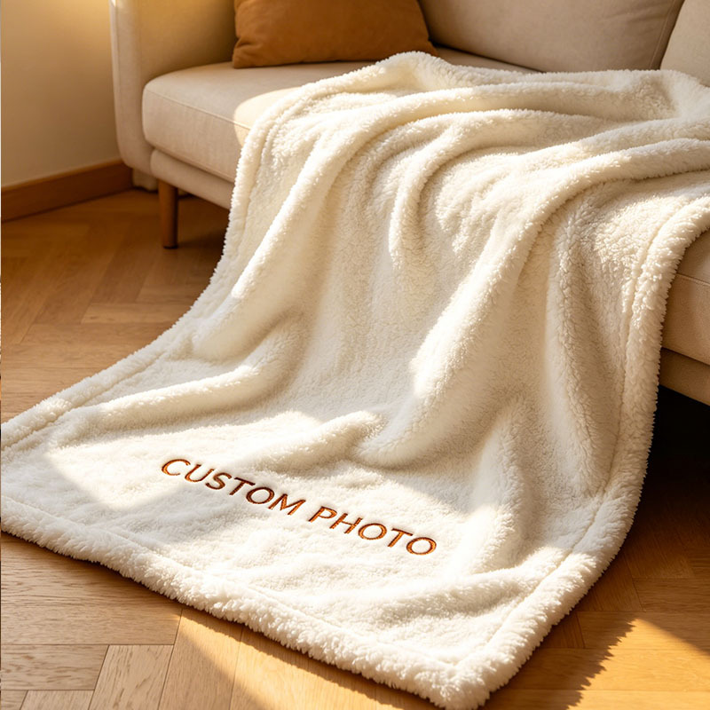 Custom Personalized Photo Blanket - Soft Throw Gift