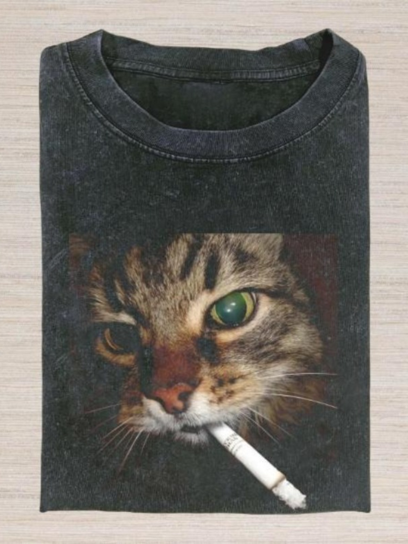 Vintage Cat Cat Tee Shirts For Sale Vintage Cat Smoking Graphic T