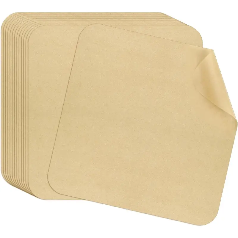 100 sheets air fryer parchment paper liners pre cut squares with rounded edges non stick oven microwave to 428 f compatible with instant pot flip sp101 sp201 sp301 sp351 toaster oven air fryer beige no needed ideal for baking roasting frying Product details 0