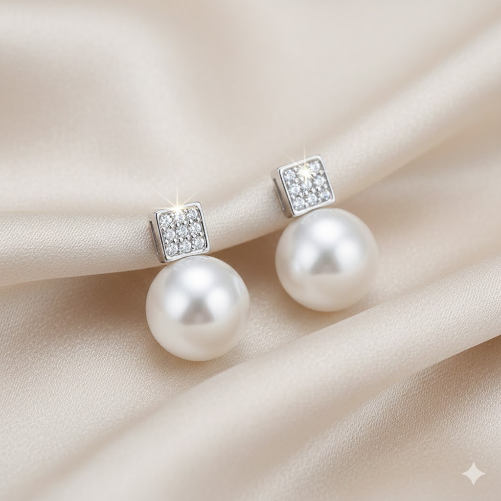 Beautiful Pendant Necklace and Earrings Set, Elegant Gift