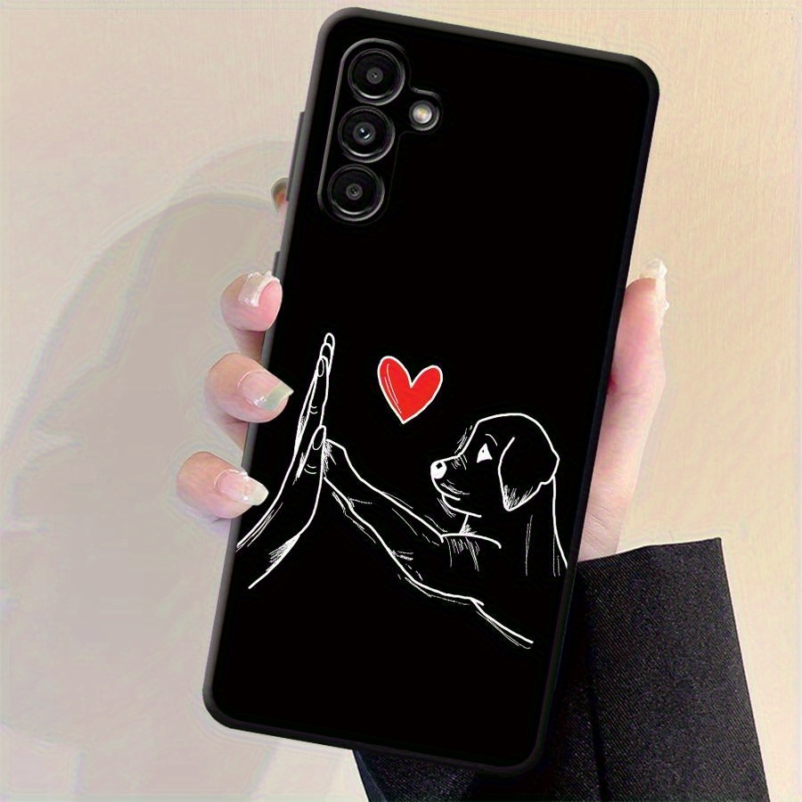 TEMU Phone Case: Cute Puppy Design, Compatible With Galaxy A31, A32, A36, A51, A52, A53, A54, A55, A56, A72, A73, S20, S21, S22, S23, S24, S25. Ideal