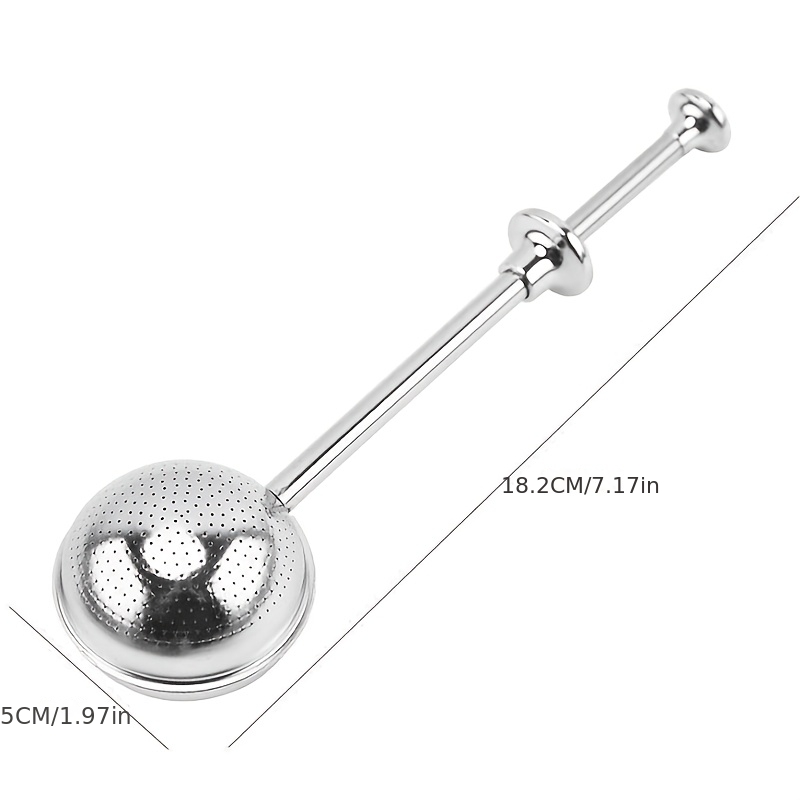 TEMU 1pc- Bread Baking Flour Sieve, Shaker, Mini Flour Screening Tool With Stainless Steel Spring Handle, Used For And Spices, Essential For