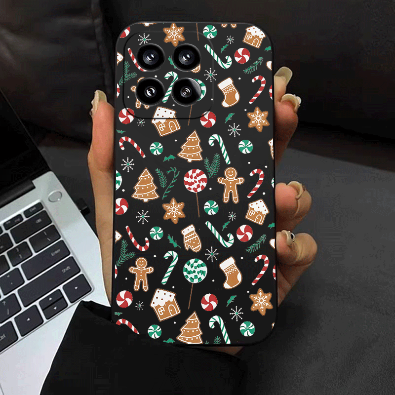 TEMU Christmas Tree Candy Is Suitable For Cases For Xiaomi Models 10t, 10lite, , With A Thin , As Well As For 11, 11lite, 13t, 13lite, 13t Pro, And