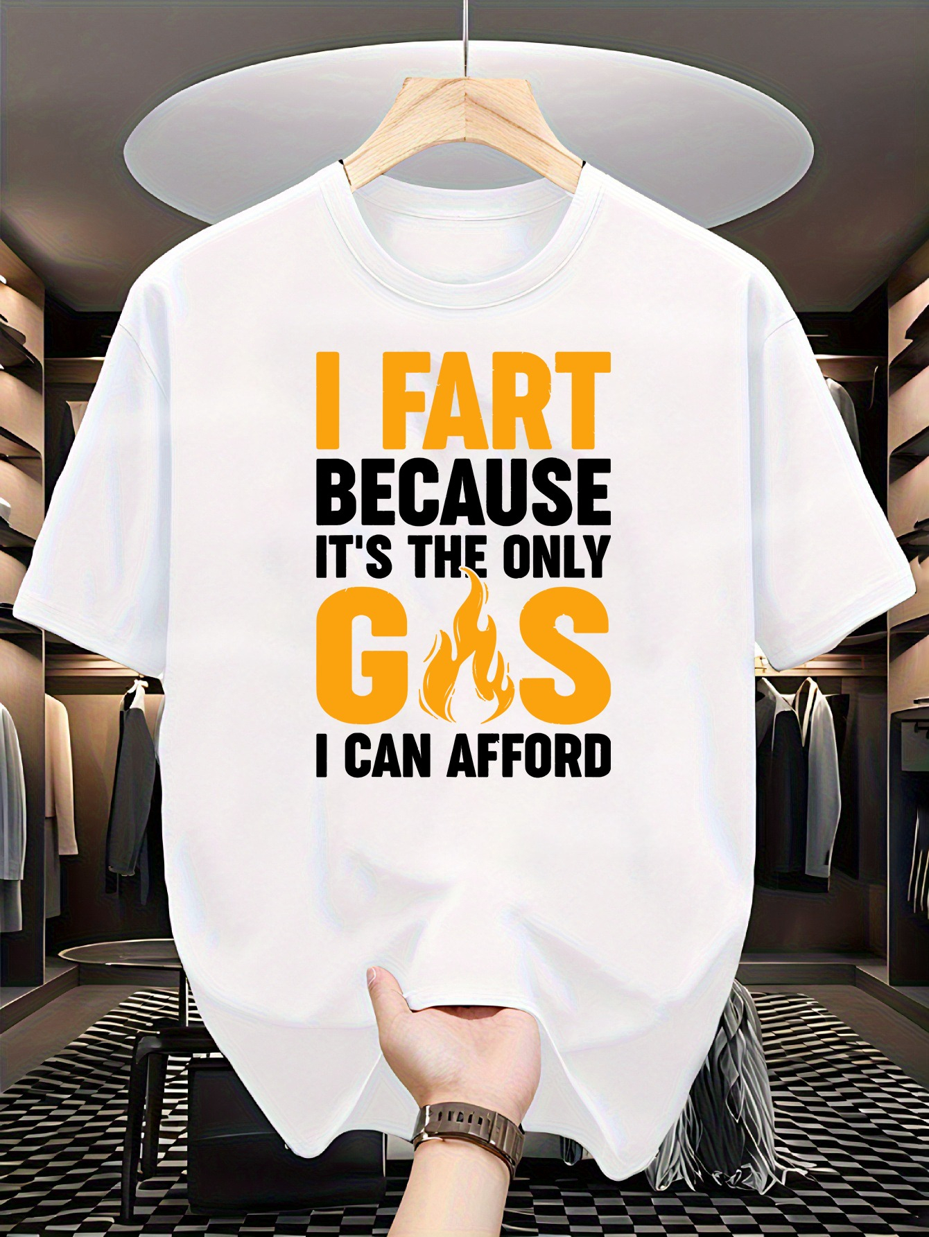 fart shirt sold on Temu United States