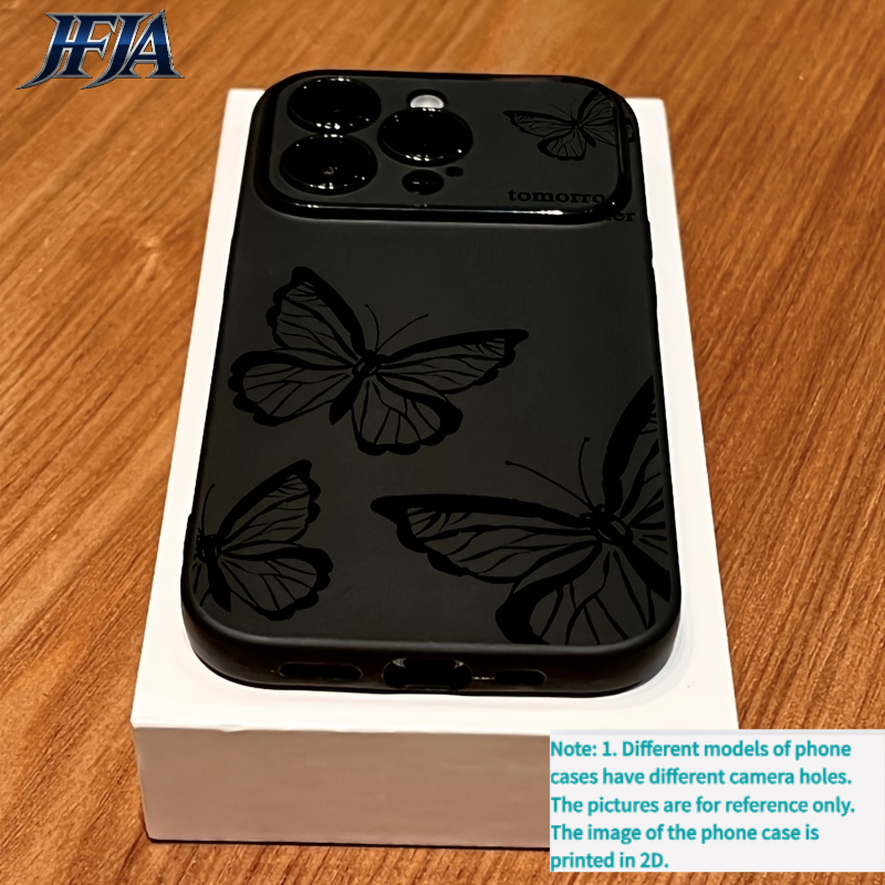 TEMU Phone Case: Black Bowknot Striped Phone Case, Suitable For Iphone 17/17 Pro/17 Pro Max/17 Air/16/16 Pro/16 Pro Max/16 Plus/16e/ Pro/15 Pro