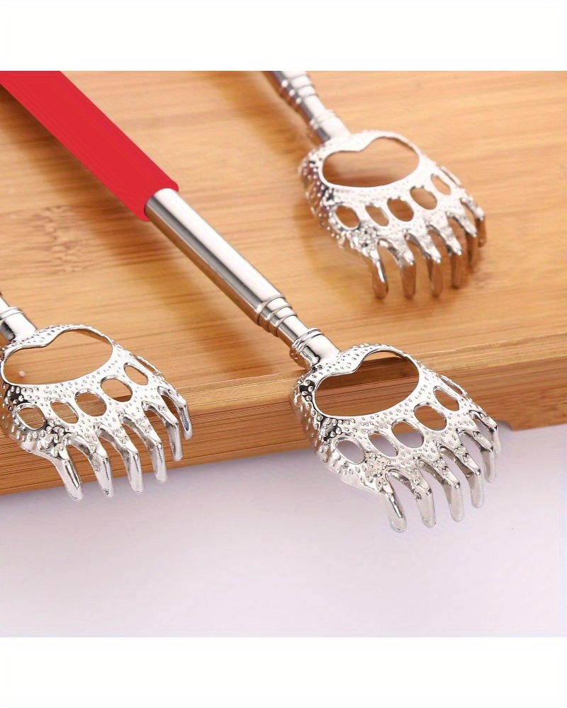 4pcs portable expandable retractable   and ghost claw   grab hand massager   rubber handle in random color Product details 0