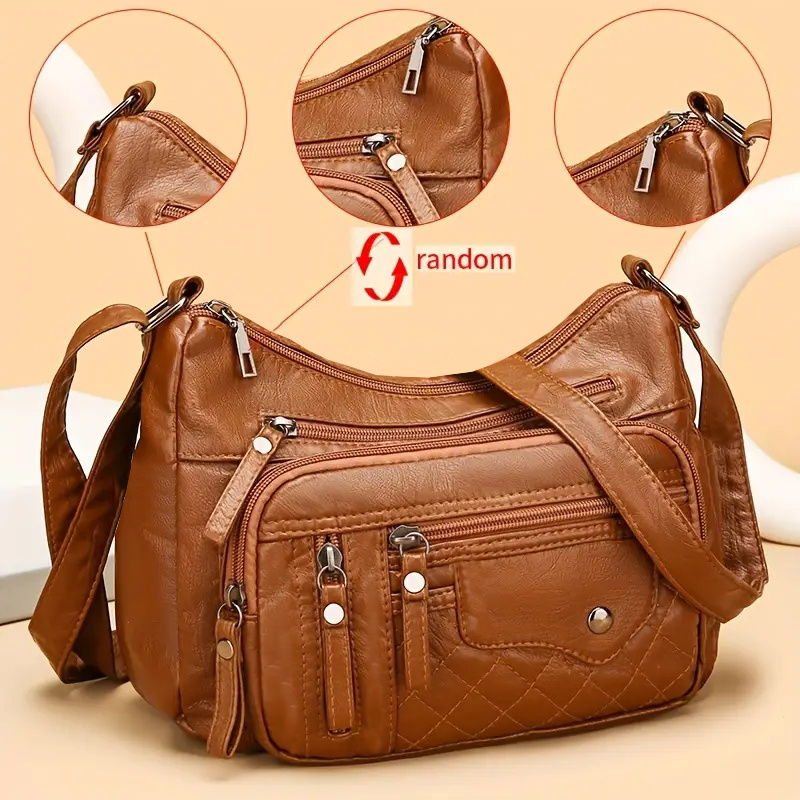 shoulder bag para sa kababaihan - neutral na bag na crossbody para sa kalalakihan at kababaihan para sa   at taglagas at taglamig |   na zipper, malambot, palamuti na may tassel, madaling isaayos na strap, minimalist na estilo, - pinakamahusay na pagpipilian para sa [zipper   random]