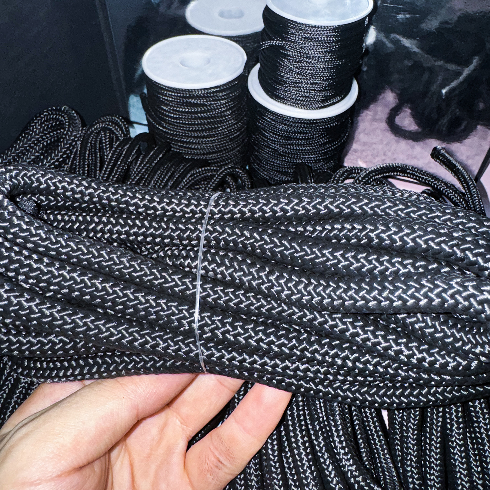 Nylon Braided Rope for Outdoor Use, Various Sizes