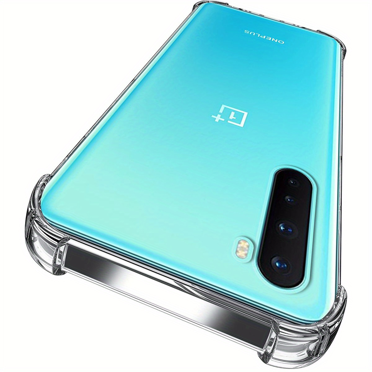 TEMU Transparent Protective Case For Oneplus Nord, For Men And Women, Offering Shockproof Drop Protection.