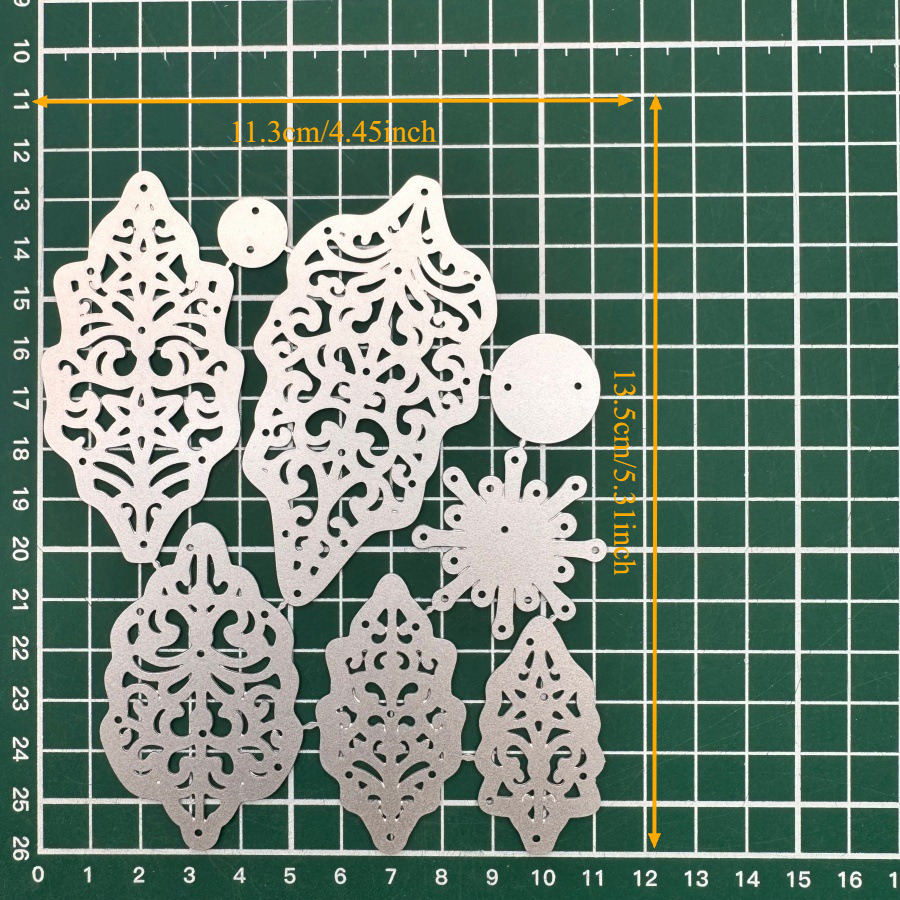 TEMU Elegant Poinsettia Petals Metal Cutting Dies For Scrapbooking Card Making Stencils Embossing Craft Decoration