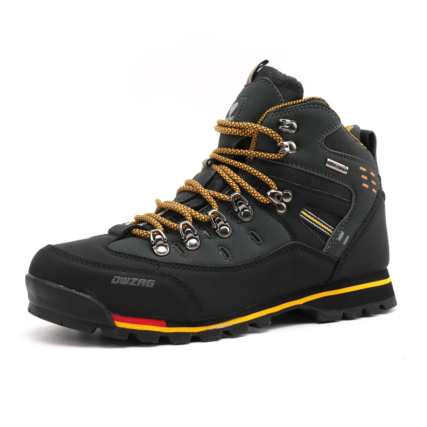 TEMU DWZRG Bottes de Randonnée Légères et Respirantes pour Homme - Chaussures de Trekking Montantes à Semelle, Toutes Terrains Adaptées à l'Escalade