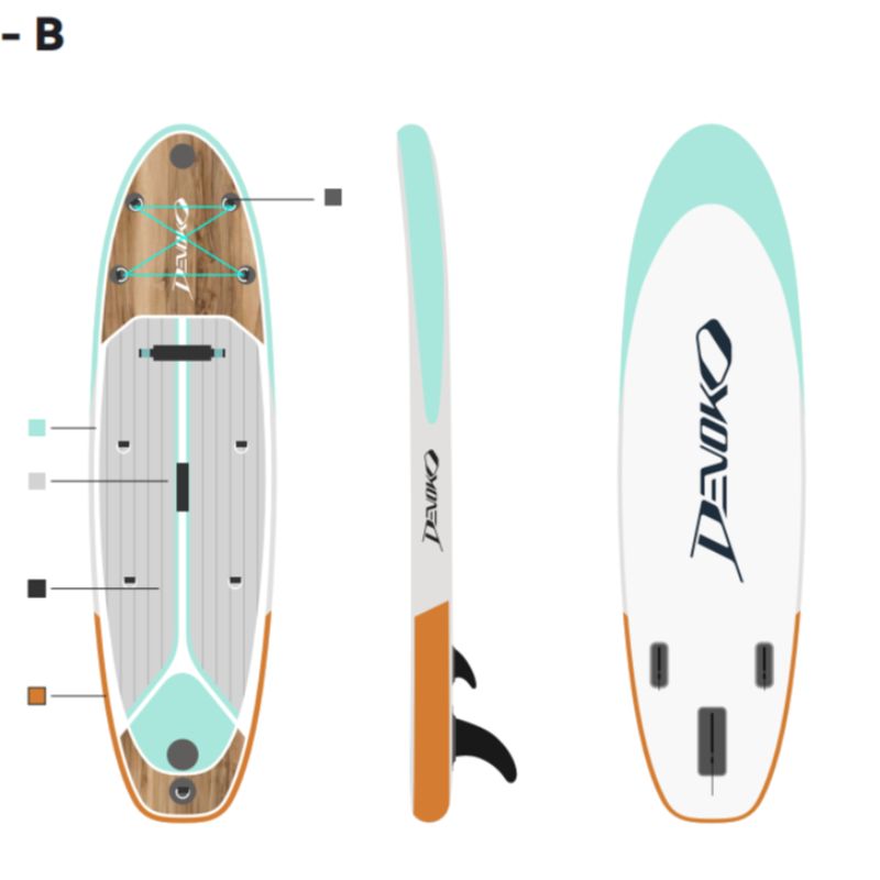 Paddleboard, Inflatable Sup Board 330cm, 2-in-1 Paddleboard With Kayak Seat And Accessories, Load Capacity Up To 160kg, Suitable For Activities Such As Surfing, Fishing, Yoga, Etc.