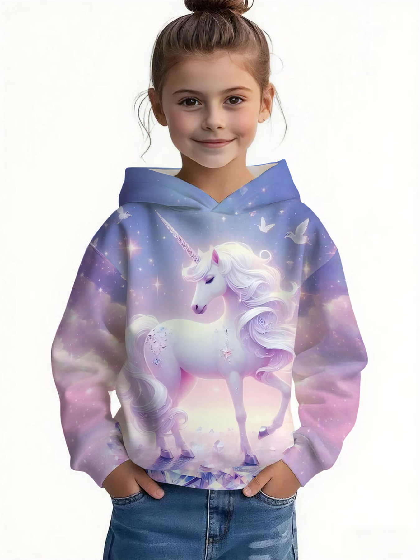 Girls Long Sleeve Unicorn Pajamas - PURPLE | The Children's Place