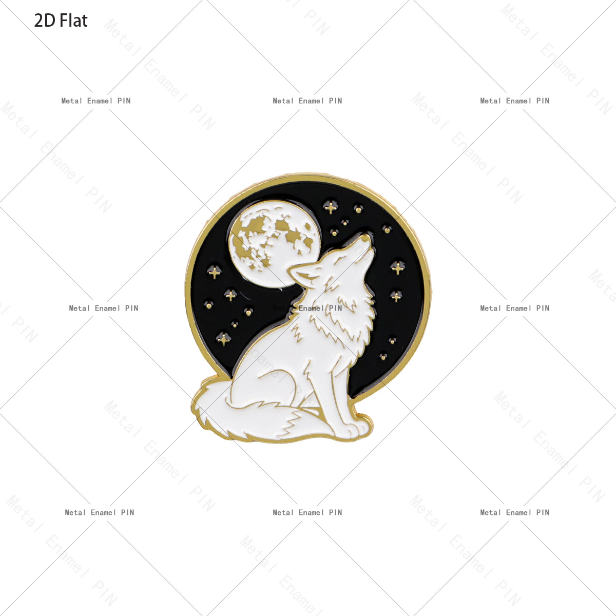 TEMU Plat 2D, 1 pièce Épingle de en émail, Broche unisexe, Badges, Accessoires de mode pour sac à dos, vêtements, Cadeau, Plat 2D