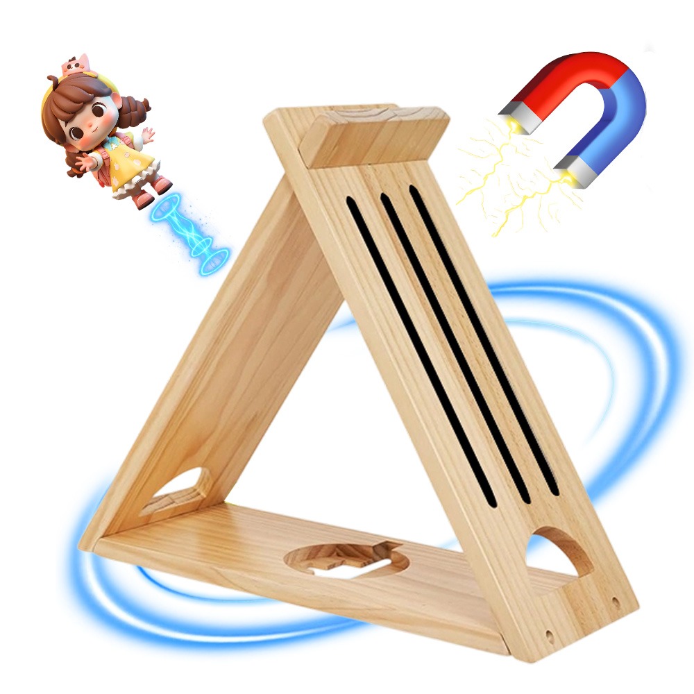 Image of Floating Shelves Wall-mounted Display Rack, Dual-sided Magnetic For Hanging, Built-in Strong Secure Hold, With Hardware Included