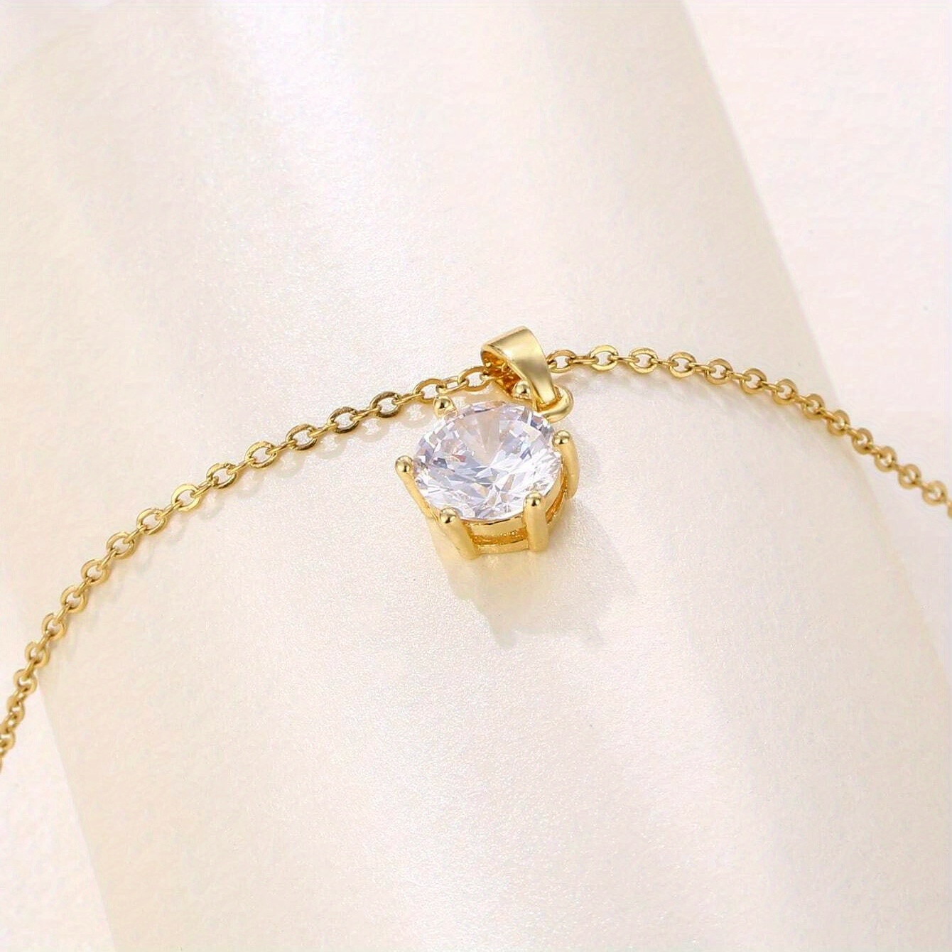 Women's 0.5 to 10 Carat Moissanite Pendant Necklace, Stylish