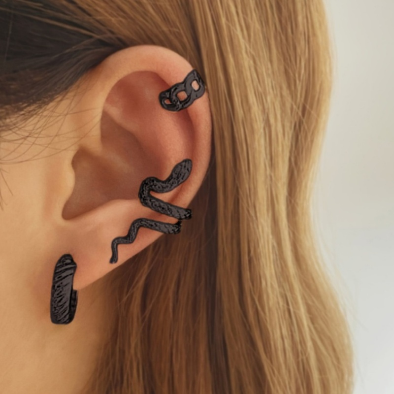 6pcs Snake Ear Stud Set for Women, Daily & Special Occasions