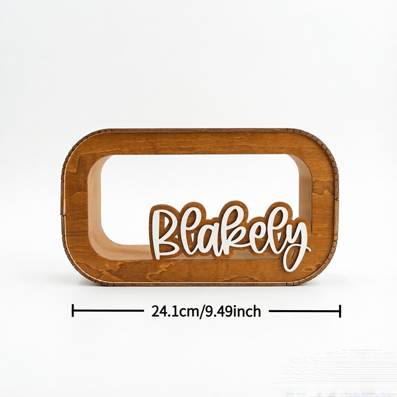 Personalized Engraved Wooden Savings Box & Treasure Chest