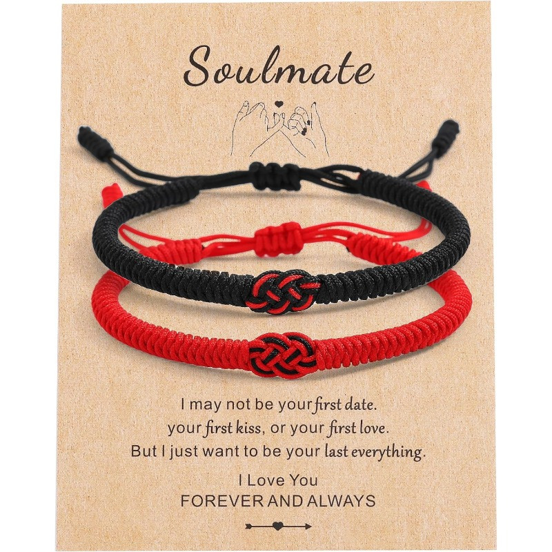 Pulseras De La Amistad Para Mejores Amigas - Juego De 2 Brazaletes Ajustables Con Dije De Corazón, Regalo Significativo Para Mejor Amiga, Hermana, Pareja Regalos Originales Para Amigas