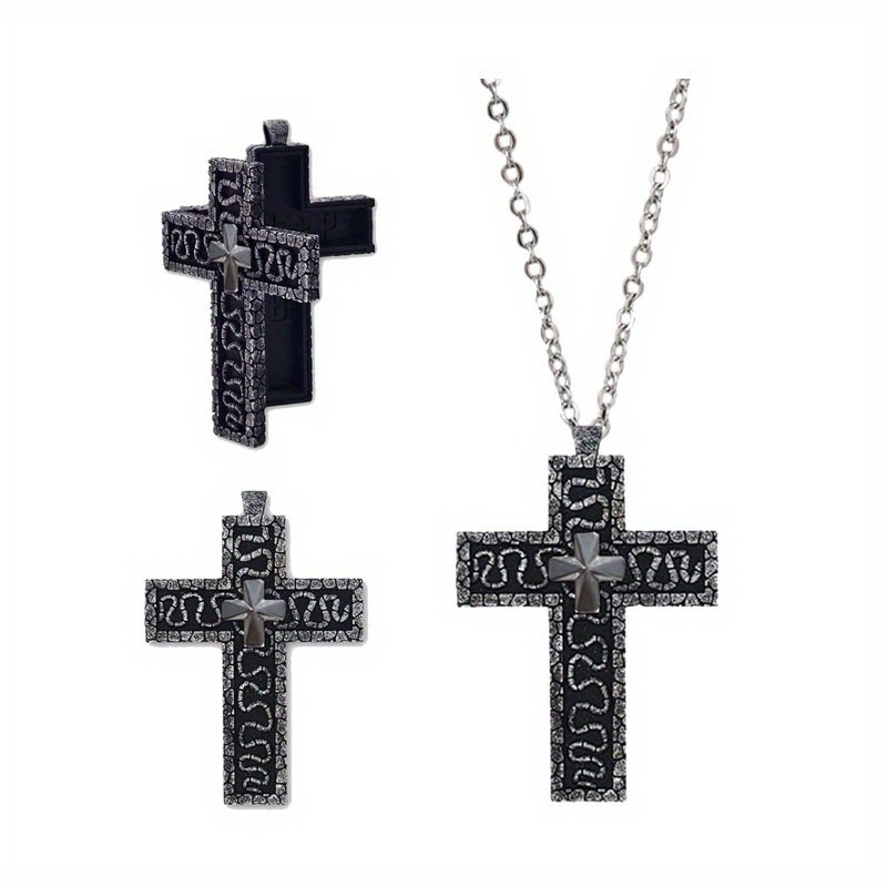 アクセサリー Cross motif design charm necklace Xuping Jewelry New Arrival Charm Cross Pendant Necklace of