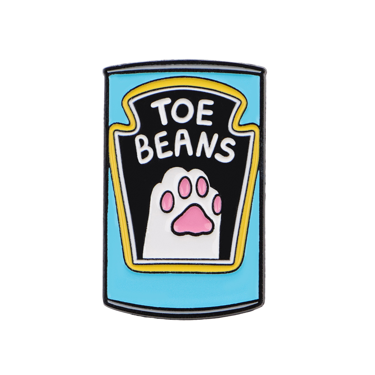 TEMU 1pc Cat Paw Enamel Pin Toe Beans Lapel Pins Badges On Backpack Women&;s Brooch Clothes Gift Jewelry Fashion Accessories,christmas Gift
