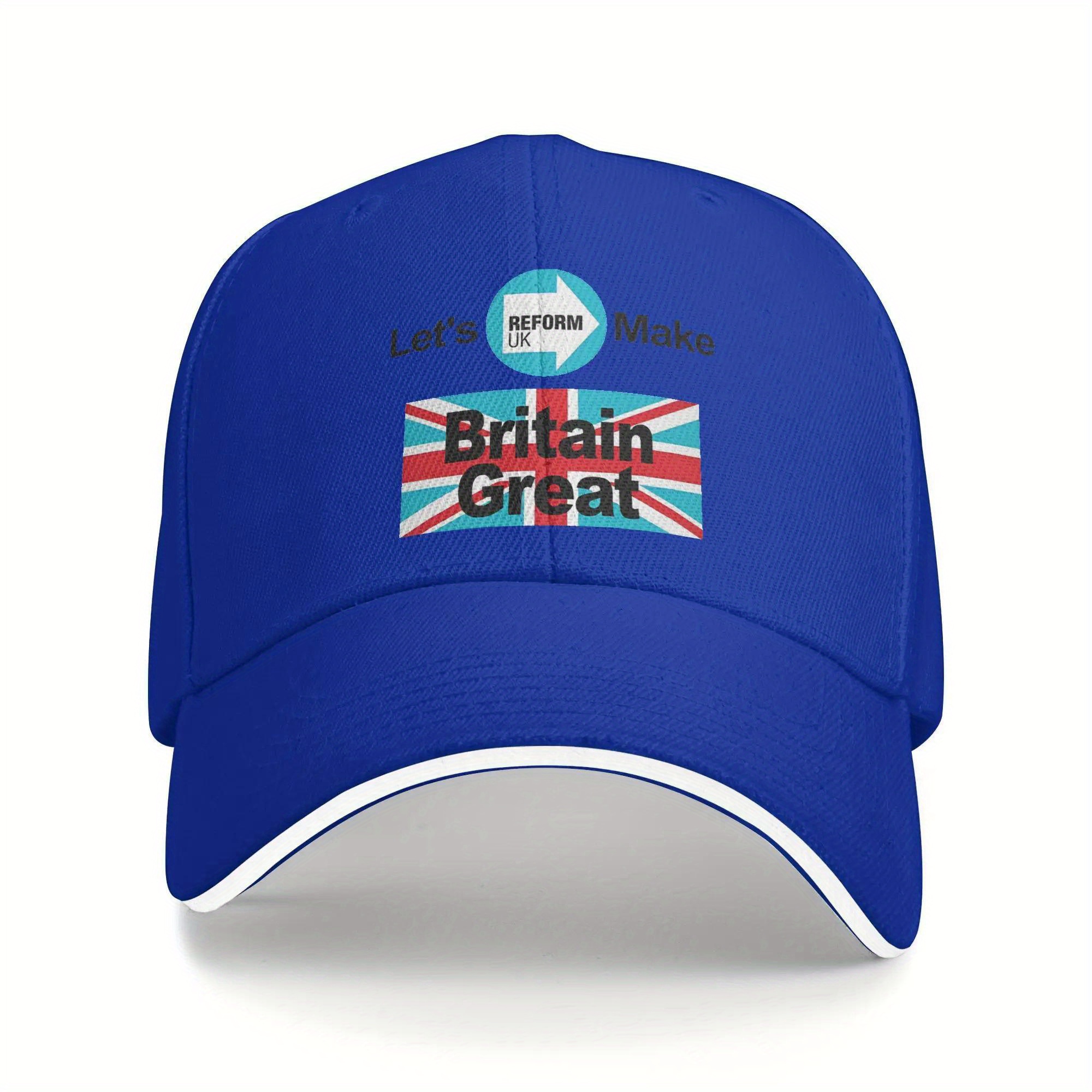 2025 fashion baseball cap     great   uk design lightweight polyester unisex sunscreen hat for outdoor sports hunting birthday gift sun protection cap patriotic   headgear   size 0