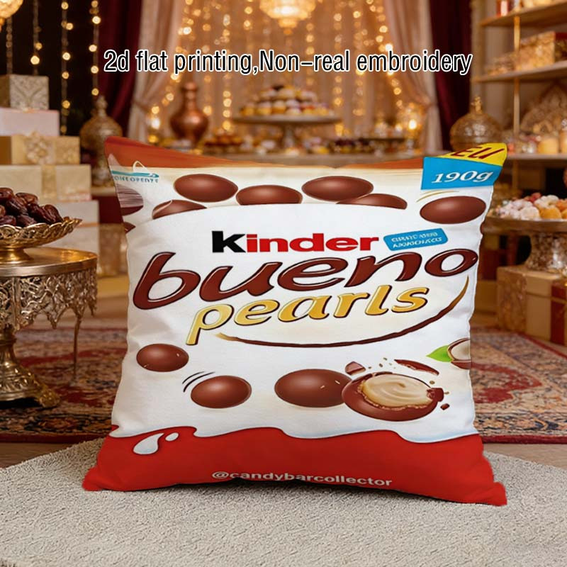E-shop 1 Stück Kinder Perlen Snack Kissenbezug - Geburtstagsgeschenk Kissenbezug, Doppelseitiger Druck, Maschinenwaschbar, für Wohnzimmer oder